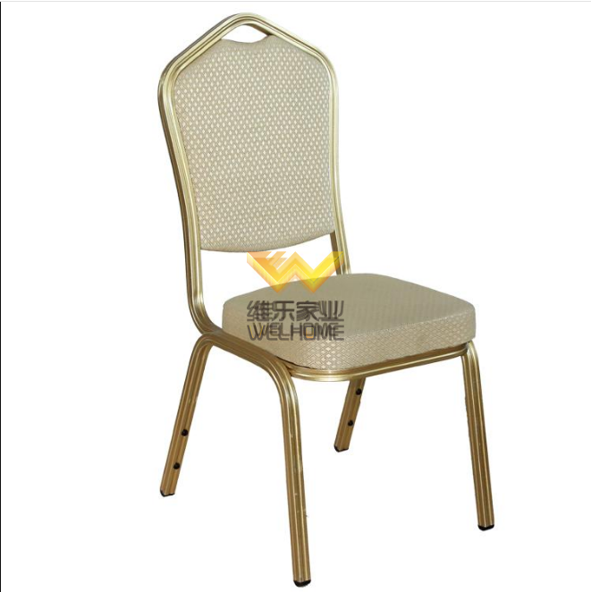 Top quality Gold metal banquet chair for event/wedding